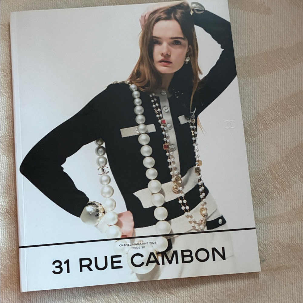CHANEL Black and White Fashion Magazine